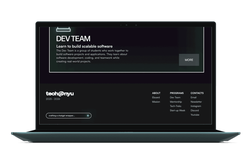 Website sections showing the new visual identity